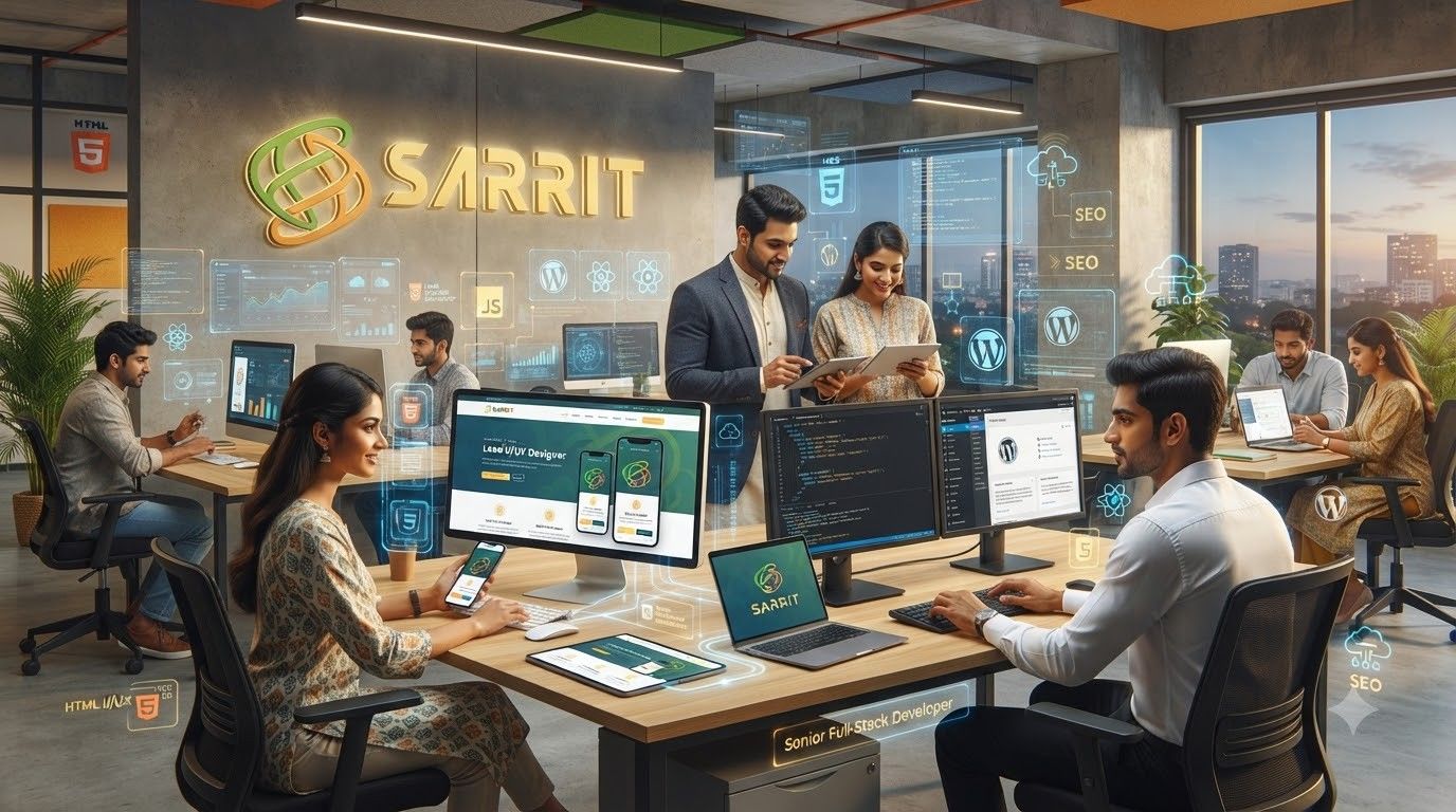 Indian website design and development team creating responsive websites and mobile applications.
