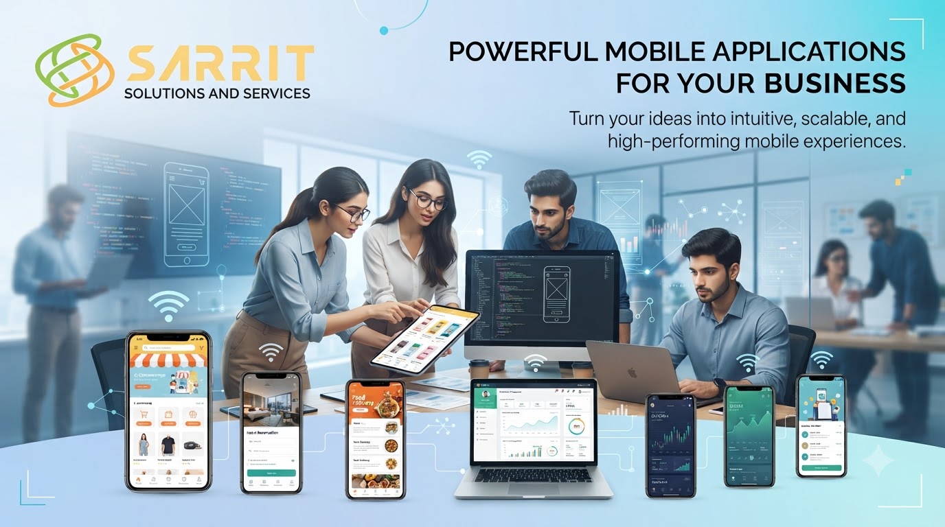 Mobile App Development Services – Sarrit Solutions and Services